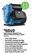 JoJo Variable Speed Drive Water Pressure Pump 0.75KW 81481059