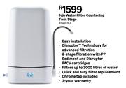 JoJo Water Filter Countertop Twin Stage 81469742