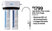 JoJo Water Filter Under Sink Twin Stage 81469748