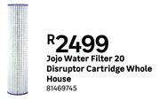 JoJo Water Filter 20 Disruptor Cartridge Whole House 81469745