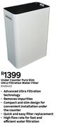 Under Counter Pure Slim Ultra Filtration Water Filter 81485453