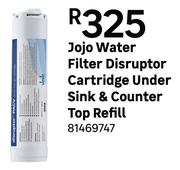 JoJo Water Filter Disruptor Cartridge Under Sink & Counter Top Refill 81469747