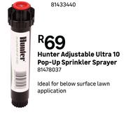 Hunter Adjustable Ultra 10 Pop Up Sprinkler Sprayer 81478037