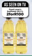 Food Lover's Sunflower Oil-For 2 x 2Ltr