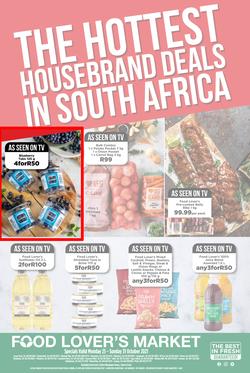 Food Lover's Market Western Cape : The Hottest Housebrand Deals In South Africa (25 October - 31 October 2021), page 1