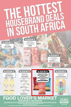 Food Lover's Market Western Cape : The Hottest Housebrand Deals In South Africa (25 October - 31 October 2021), page 1