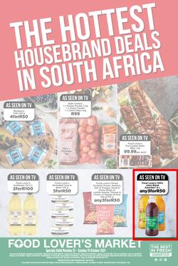Food Lover's Market Western Cape : The Hottest Housebrand Deals In South Africa (25 October - 31 October 2021), page 1