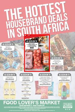 Food Lover's Market Western Cape : The Hottest Housebrand Deals In South Africa (25 October - 31 October 2021), page 1