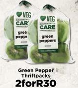 Green Pepper Thriftpacks- For 2
