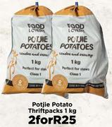 Potjie Potato Thriftpacks 1kg- For 2