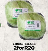 Lettuce Prepacks- For 2
