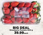 Strawberry Punnets 800g- Each