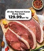 28 Day Matured Karan Rump Steak-Per Kg