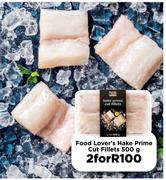 Food Lover's Hake Prime Cut Fillets-For 2 x 500g