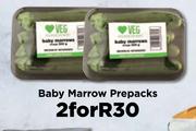 Baby Marrow Prepacks-For 2