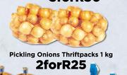Pickling Onions Thiftpacks-For 2 x 1kg