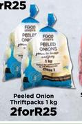 Peeled Onion Thriftpacks-For 2 x 1kg