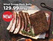 Wind Droog Pork Belly-Per kg