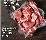 Stewing Beef & Potjiekos-Per kg