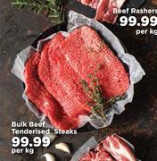 Bulk Beef Tenderised Steaks-Per kg