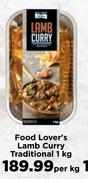 Food Lover's Lamb Curry Traditional-1kg 