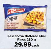 Pescanova Battered Mini Rings-250g Each