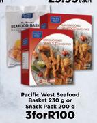 Pacific West Seafood Basket 230g Or Snack Pack 200g-For 3
