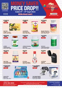 Africa Cash & Carry : Money Saver Price Drop (11 September - 17 September 2024)