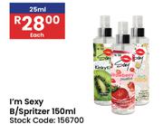 I'm Sexy B/Spritzer-25ml Each