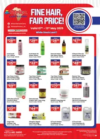 Africa Cash & Carry : Fine Hair, Fair Price (07 May - 13 May 2025)