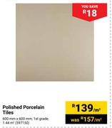 Polished Porcelain Tiles-PerSqm