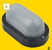 Light Worx Small Glass Bulkhead Light -Each