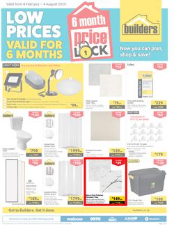Builders : Price Lock (04 February - 04 August 2025), page 1