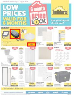 Builders : Price Lock (04 February - 04 August 2025), page 1
