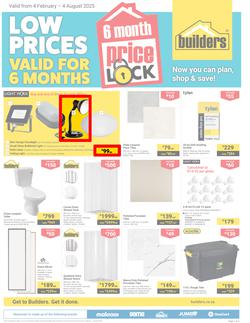 Builders : Price Lock (04 February - 04 August 2025), page 1