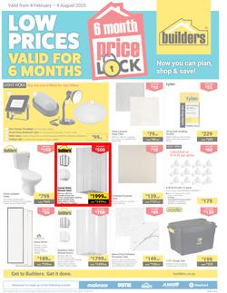 Builders : Price Lock (04 February - 04 August 2025), page 1