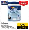 Dulux Acrylic PVA-20Ltr