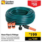 Garden Master Hose Pipe & Fittings