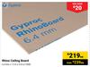 Gyproc Rhino Ceiling Board-6.4mm X 1.2m X 3.0m Each