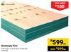 York Timbers Shutterply Pine-2.44m(l) X 1.22m(w) x 18mm(d) Each