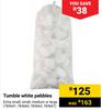 Tumble White Pebbles