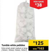 Tumble White Pebbles