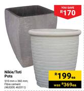 Nikie/Toti Pots-Each