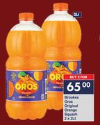 Brookes Oros Original Orange Squash-2 x 2Ltr