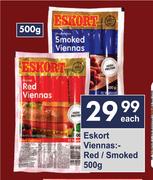 Eskort Viennas Red/Smoked-500g Each