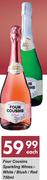 Four Cousins Sparkling Wines White/Blush/red-750ml Each