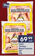 Goldi Chicken Mixed Portions IQF-2Kg Each