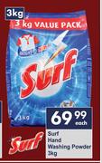 Surf Hand Washing Powder-3Kg Each