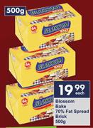 Blossom Bake 70% Fat Spread Brick-500g Each