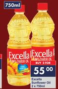 Excella Sunflower Oil-2 x 750ml